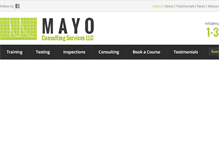 Tablet Screenshot of mayoconsultingservicesllc.com
